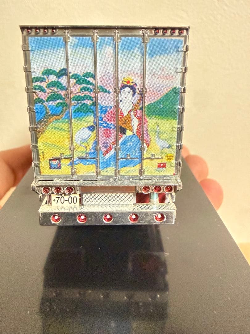 RealMold ミニカー 1:72 みや こ鮮冷デコトラ 激レア