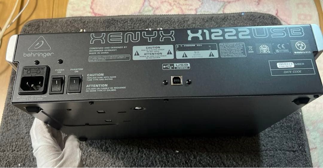 Behringer XENYX X1222USB アナログミキサー