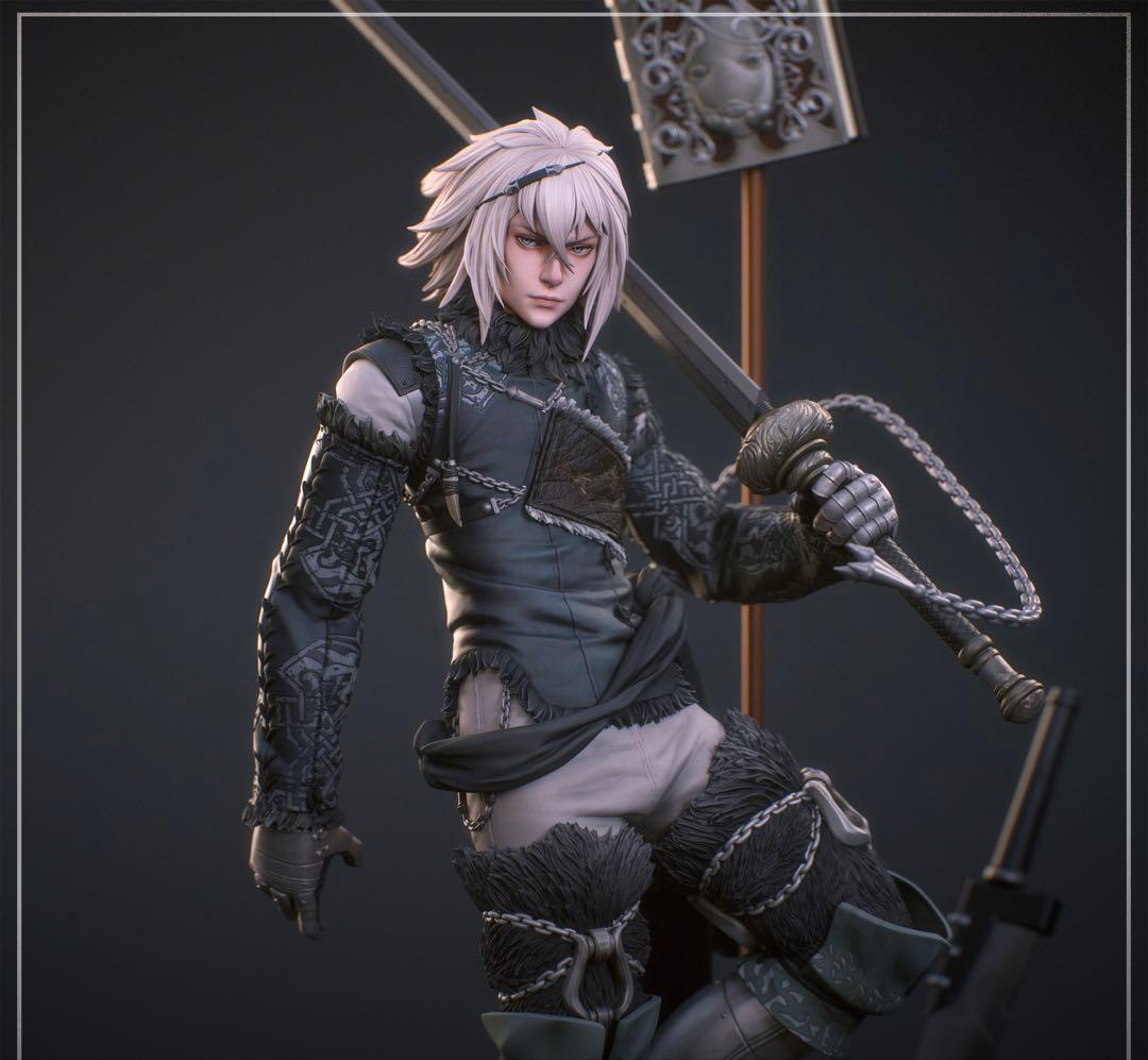 NIER 美男子　ガレージキット　ニーア　ガレキ　未塗装未組立　1/7スケール