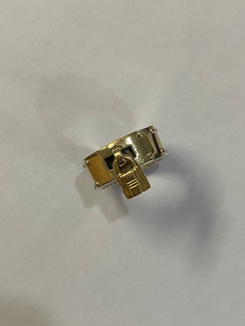 HERMÈS ロック付きリング サイズ51 SV925