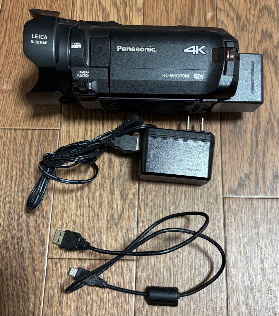 Panasonic HC-WX970M 4K ビデオカメラ 本体