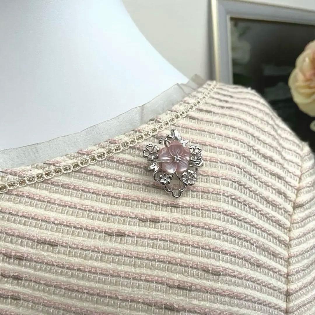 ギンザ・タナカ ブローチ 白蝶真珠 入学式 卒業式 検索用-あこや真珠-ミキモト