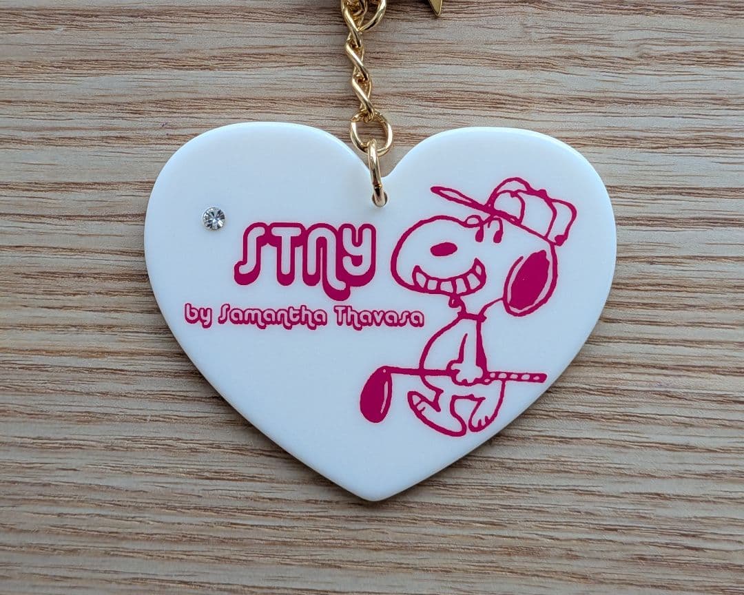 Samantha Thavasa×スヌーピーコラボ　ストラップ（ゴールド）