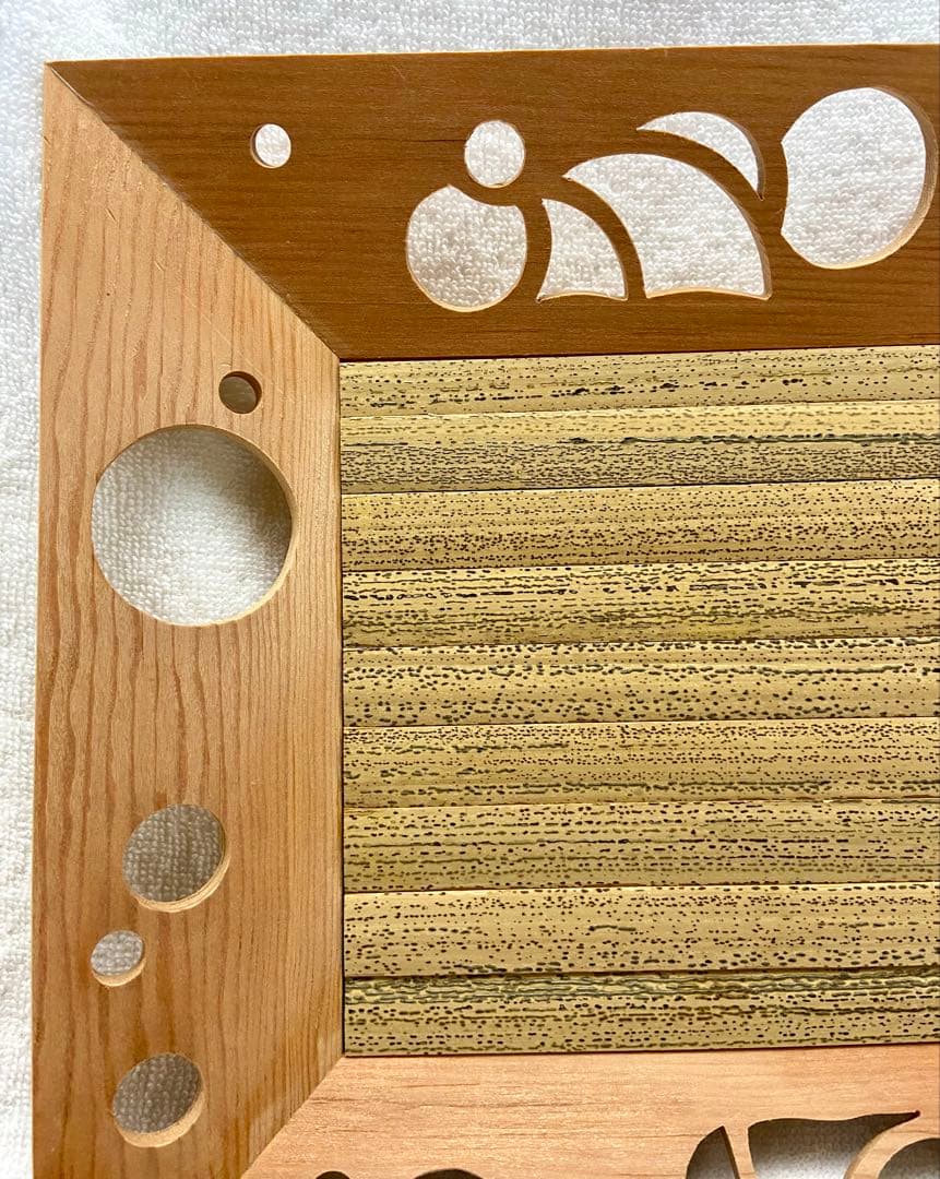 茶道具 鵬雲斎好 水玉透 四方盆 中村宗悦【匿名配送】