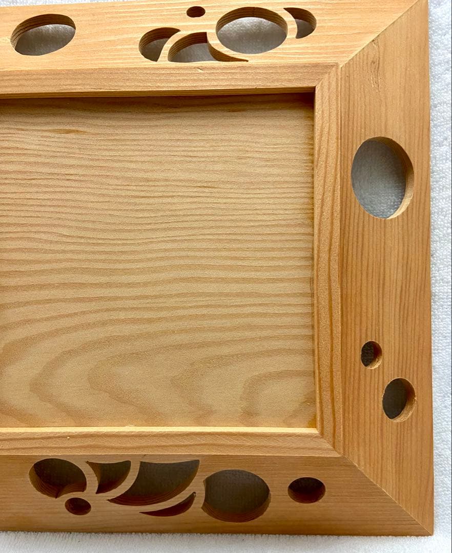 茶道具 鵬雲斎好 水玉透 四方盆 中村宗悦【匿名配送】