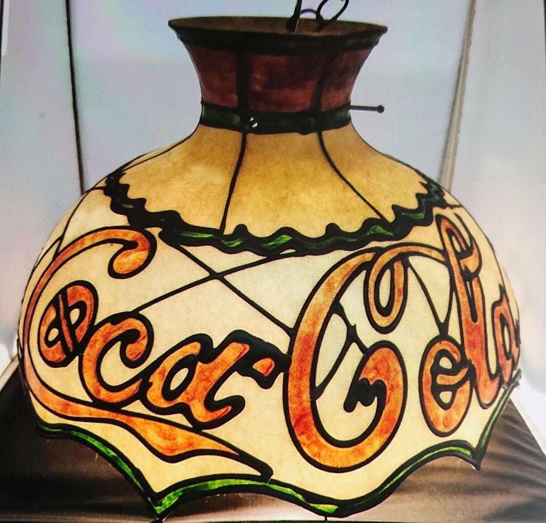 ビンテージ★Coca-Cola　コカ・コーラ/吊り下げランプ/80's レトロ
