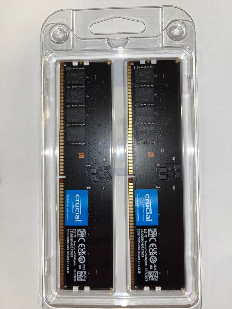 新品　Crucial DDR5-5600 UDIMM 64GB KIT
