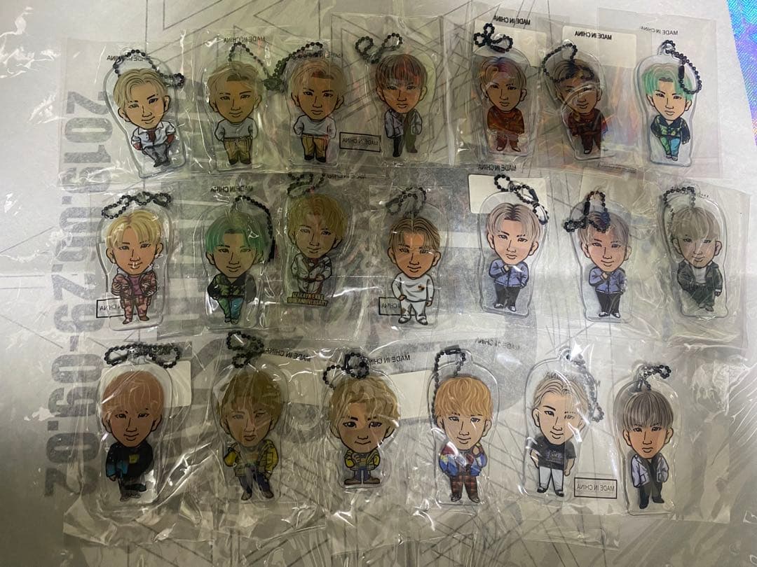 松井利樹 背景ありクリアチャーム セット