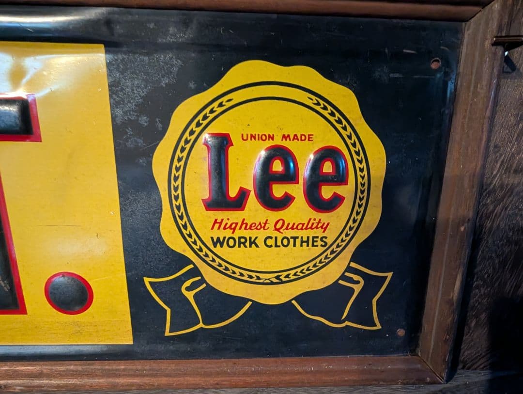 50s' Lee ビンテージ看板
