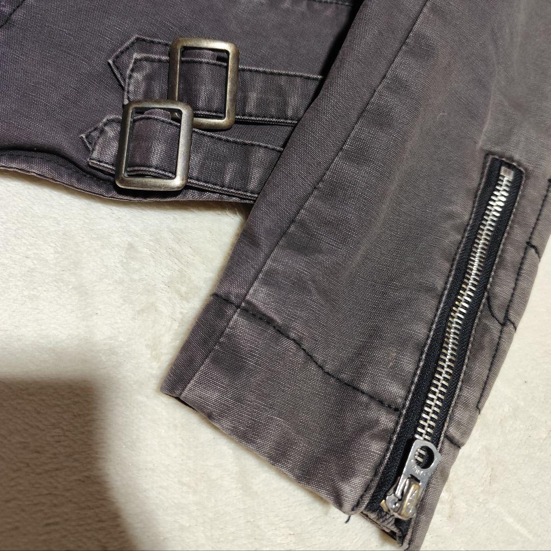 希少【 ラルフローレン 】✦ シングル ライダース ジャケット コットン Ｍ相当