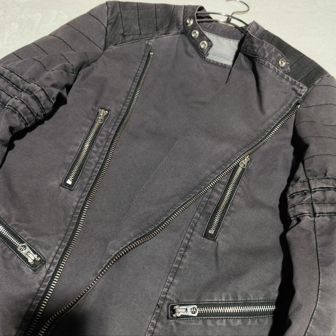 希少【 ラルフローレン 】✦ シングル ライダース ジャケット コットン Ｍ相当