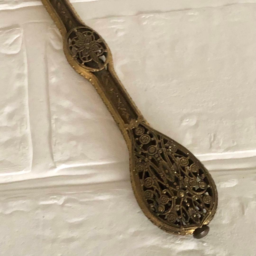 美品＊希少∮英アンティーク＊プチポアン＊プチポワン＊時計 ブラシ 小物入れ 5点