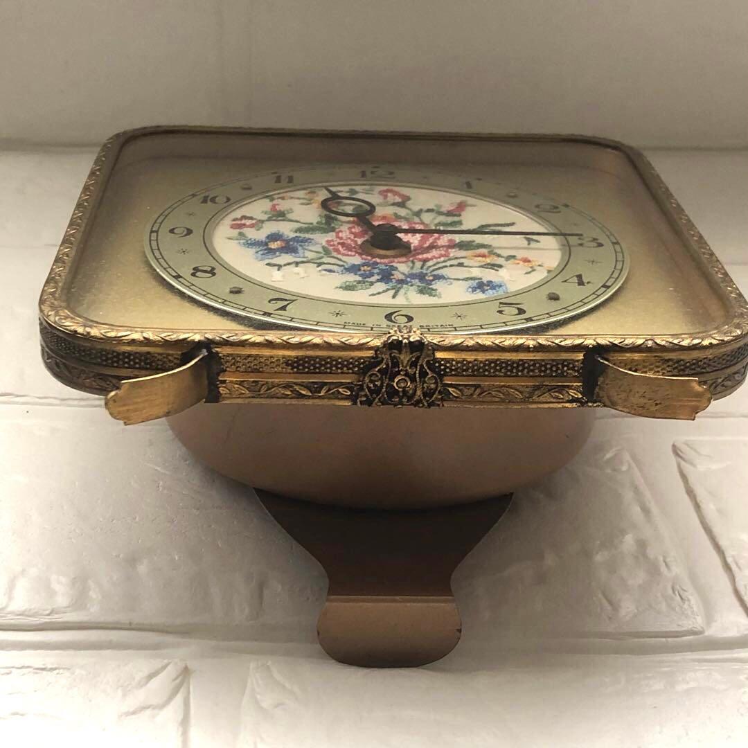 美品＊希少∮英アンティーク＊プチポアン＊プチポワン＊時計 ブラシ 小物入れ 5点