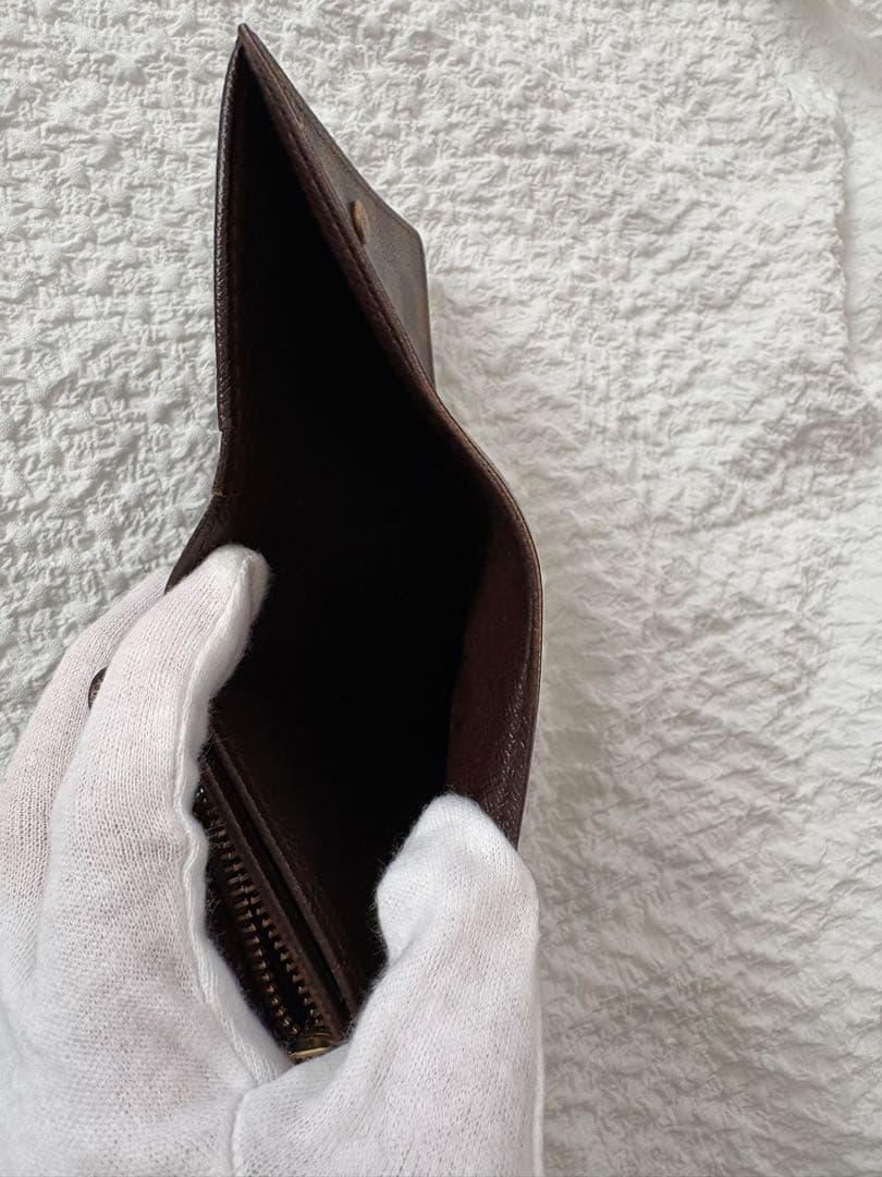 Louis Vuitton ルイ・ヴィトン ダミエ 二つ折り財布　トレゾール