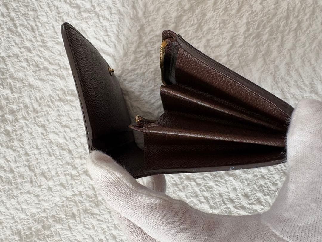 Louis Vuitton ルイ・ヴィトン ダミエ 二つ折り財布　トレゾール