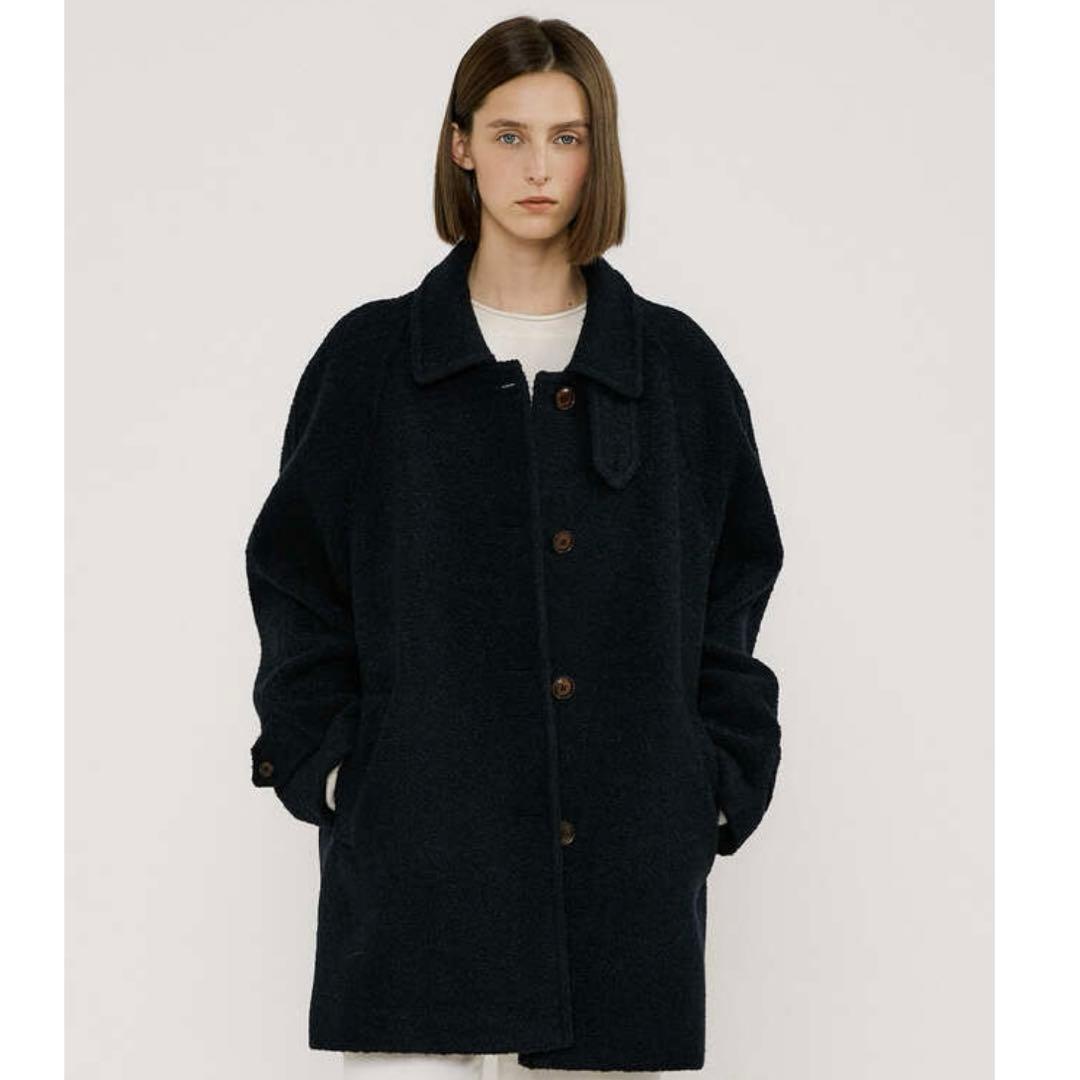 最終値下げ出品12／24までhacer アルパカハーフコート