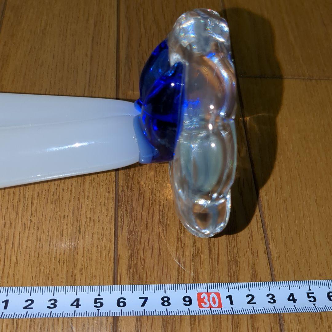 大幅値下げ！コバルトブルー系★ガラス製の置物　スタイリッシュなインテリアに！