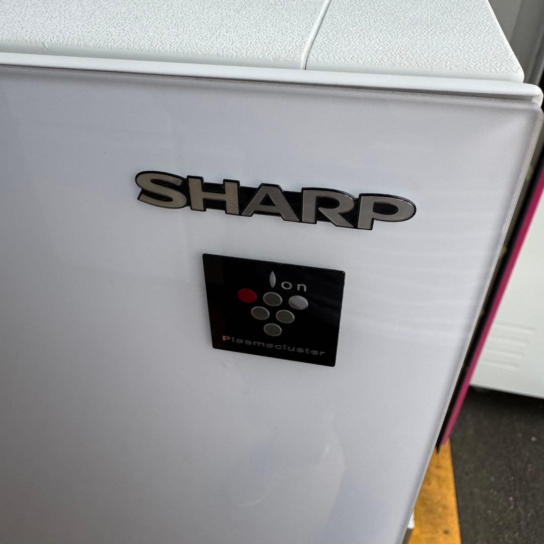 C7619★2021年製美品★シャープ　冷蔵庫　ガラス扉　ホワイト　右.左開き