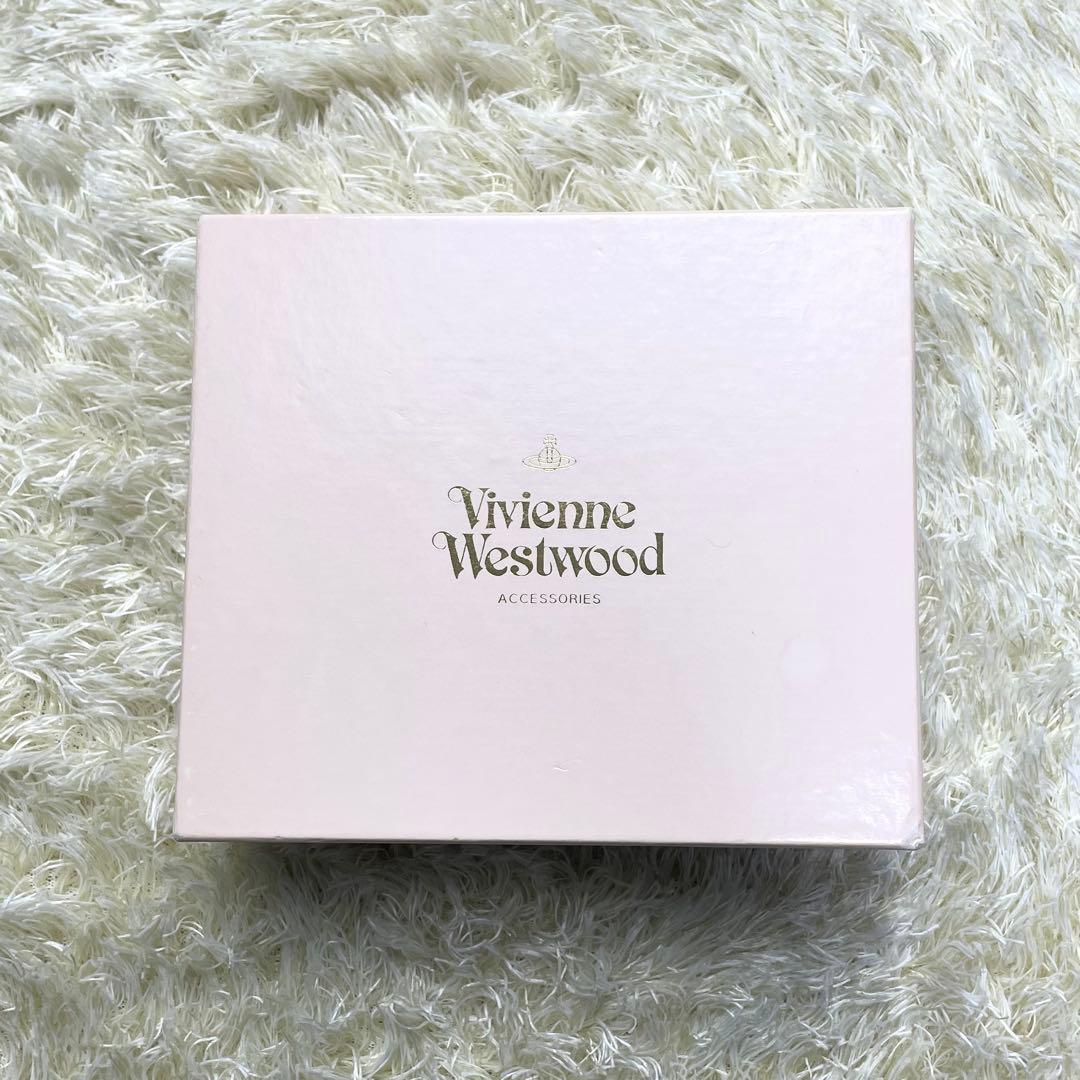 極美品 箱付き ヴィヴィアンウエストウッド 折り財布 がま口 総柄 キャンバス