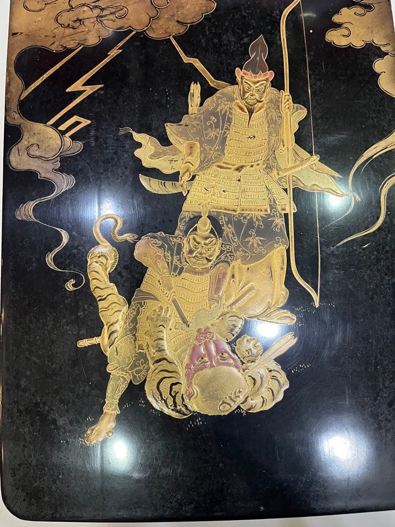 \"希少\" 塗物　蒔絵　お経　本　箱