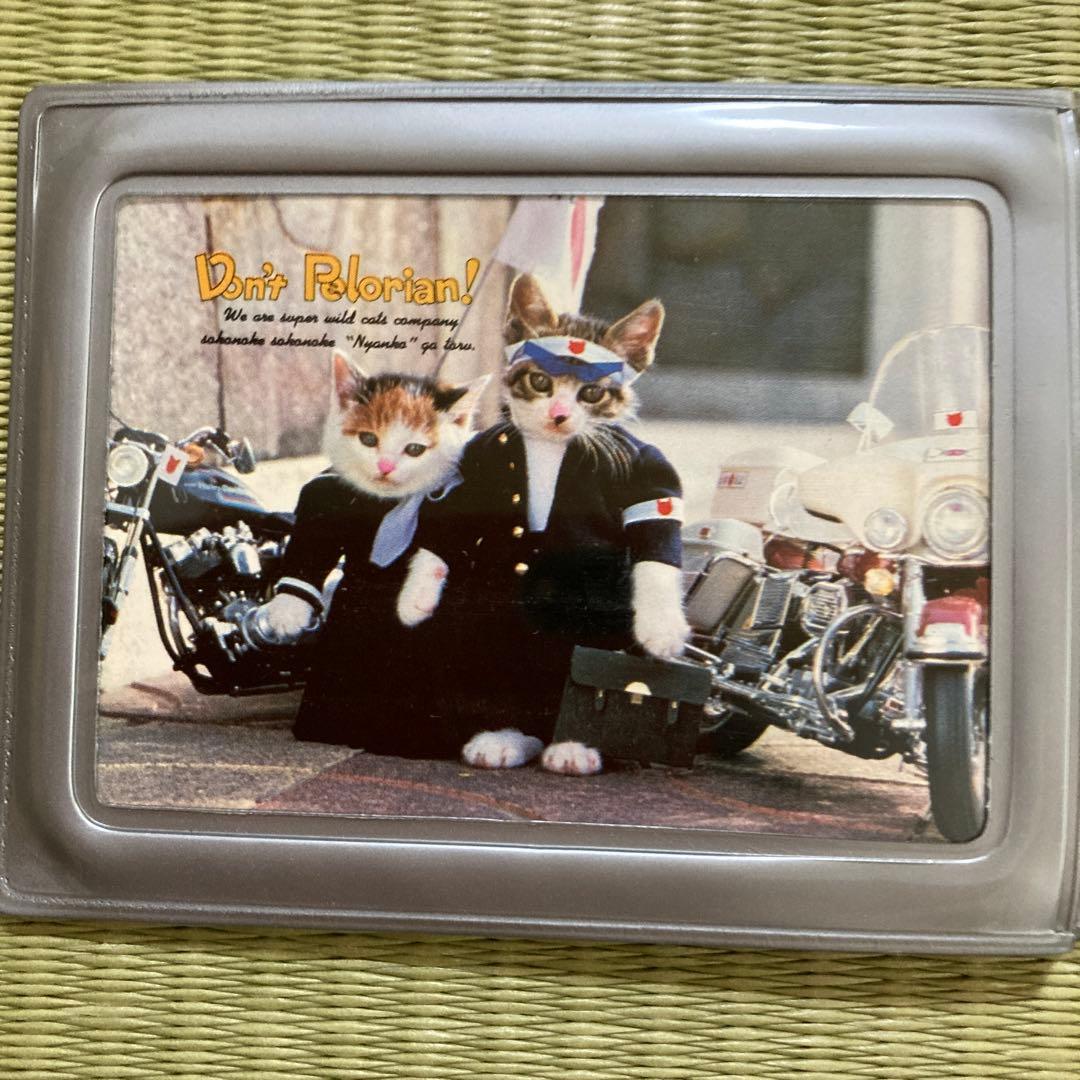 懐かしい　レア物　「なめんなよ」カードケース　カード３枚