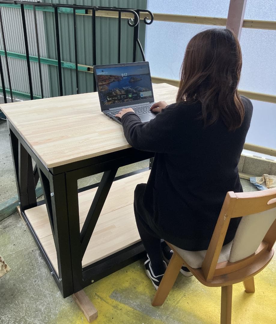ね*】様 勉強机　事務机（緊急時は避難シェルター） 　限定商品再販なし