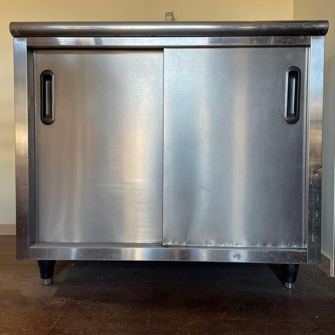 愛知県千種区直接引き取りのみ◎ ステンレス製 業務用 キャビネット 作業台　厨房