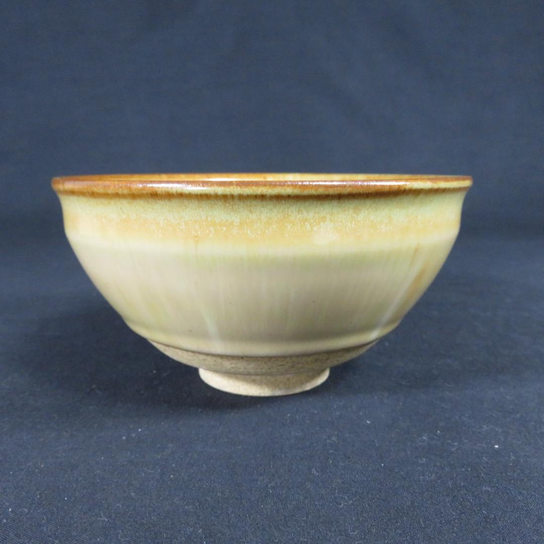 茶碗 玳皮天目 桂山 木箱 在銘 抹茶碗 茶器 茶道具 茶の湯 お稽古