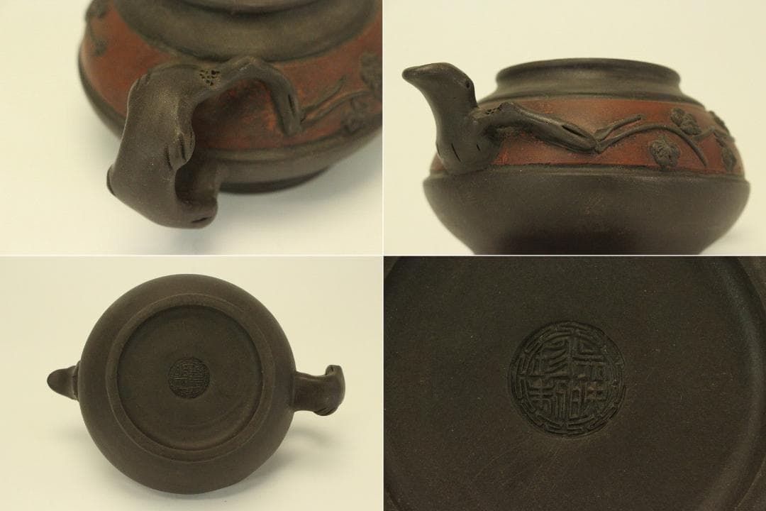 中国美術 煎茶 急須 二個 骨董(BB464)