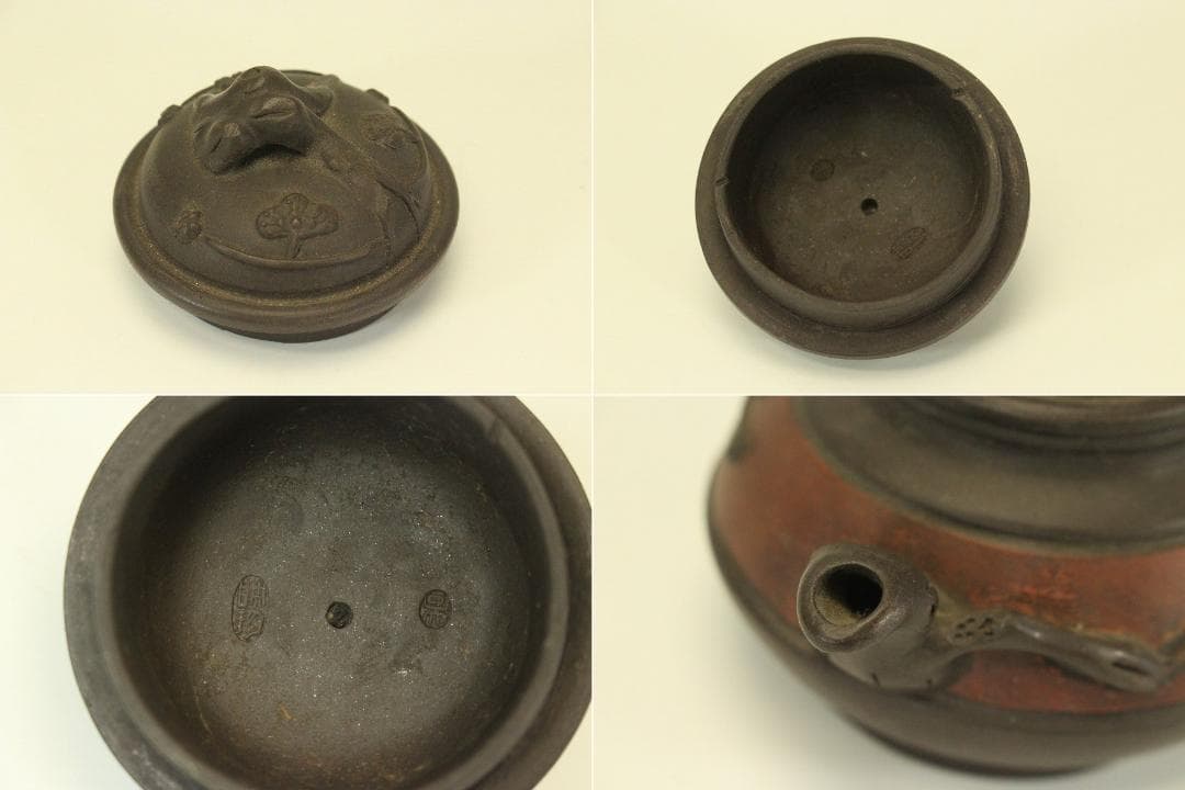 中国美術 煎茶 急須 二個 骨董(BB464)