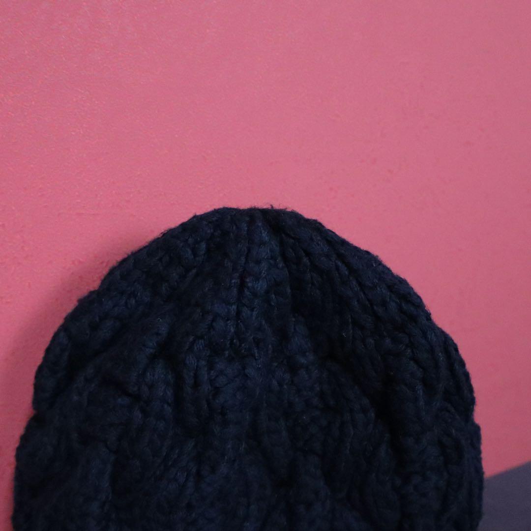 【美品】DAISY LIN for FOXEY ケーブル編み デザイン ニット帽