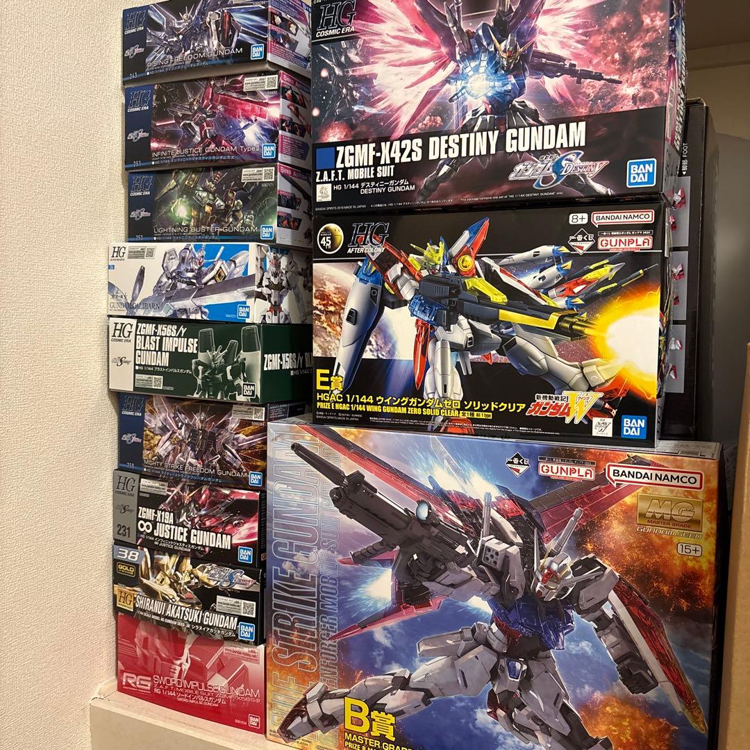 ガンプラまとめ売り　ガンダムSEEDシリーズその他11点セット