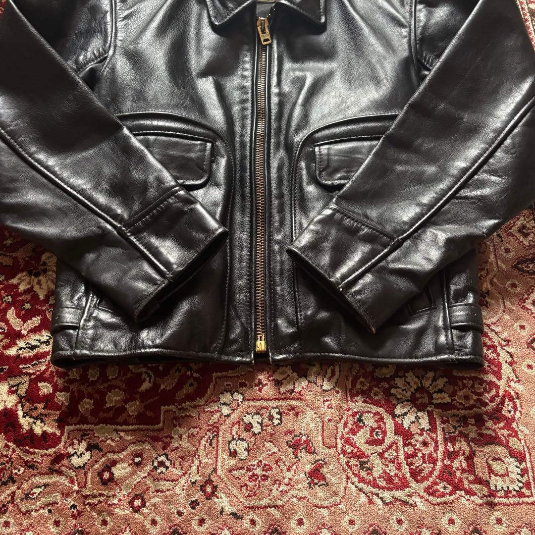 VANSON 36 バンソン シングルライダース レザージャケット カウハイド