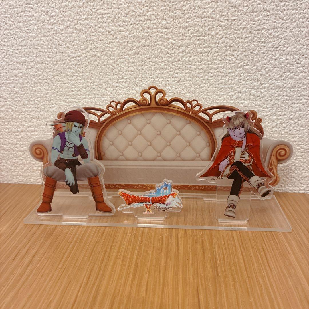 ドラゴンクエストX　アクリルスマホスタンド　ヒューザ＆アスバル