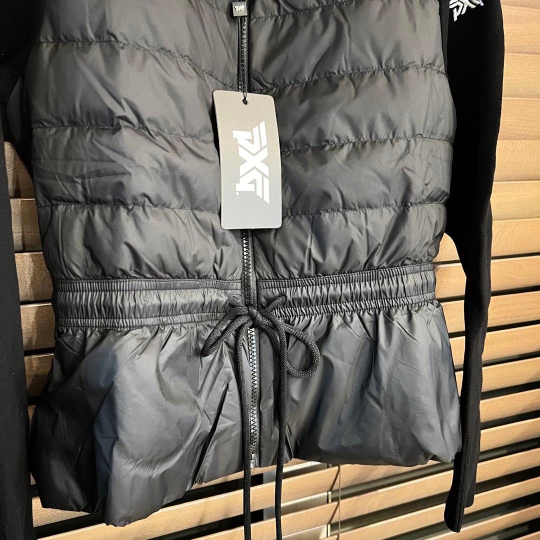 PXG 新作ゴルフ ウェア レディース ジャケット ダウン×ニット トップスL