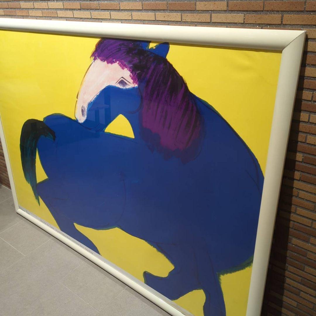 ◇希少 特大◇　walasse ting blue horse