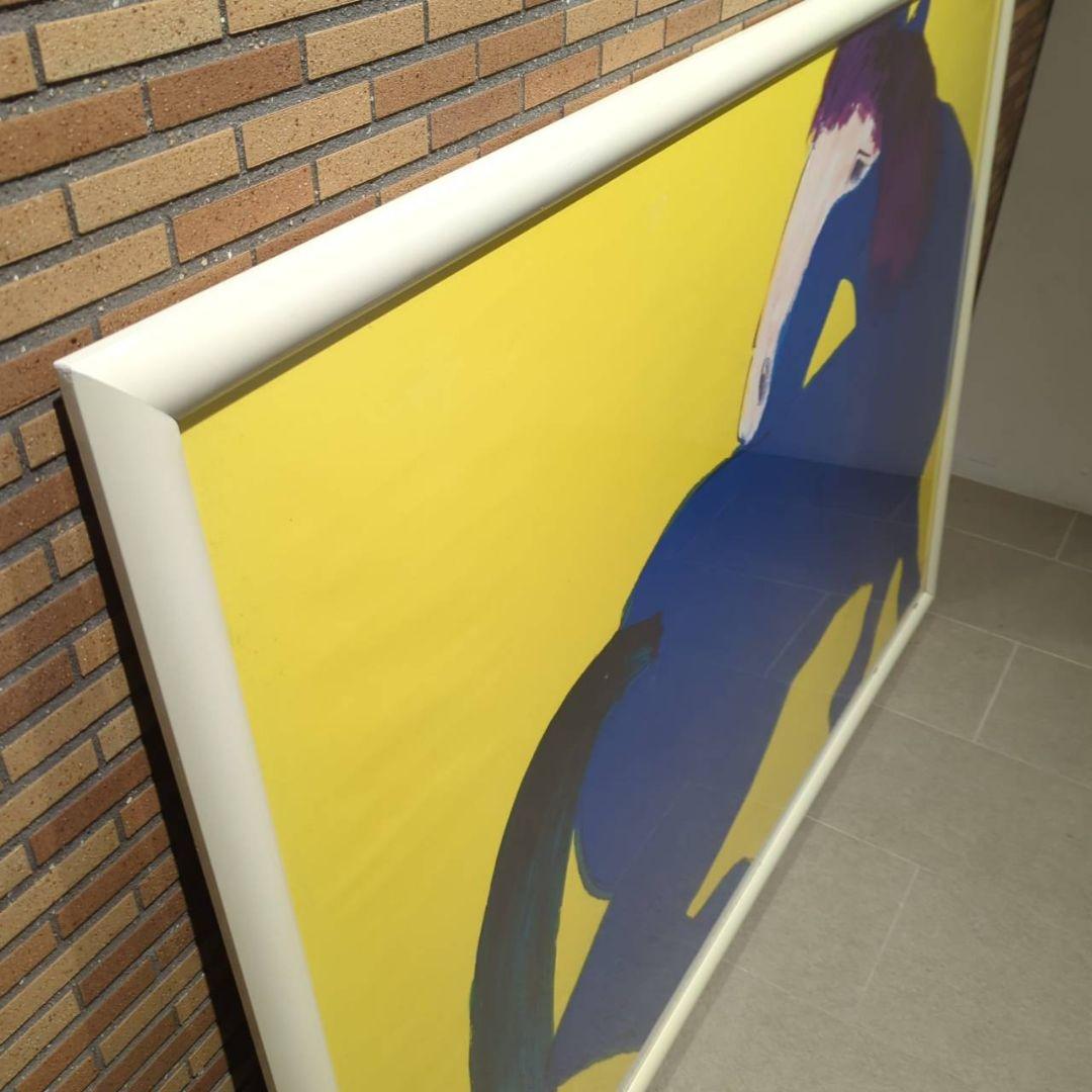 ◇希少 特大◇　walasse ting blue horse