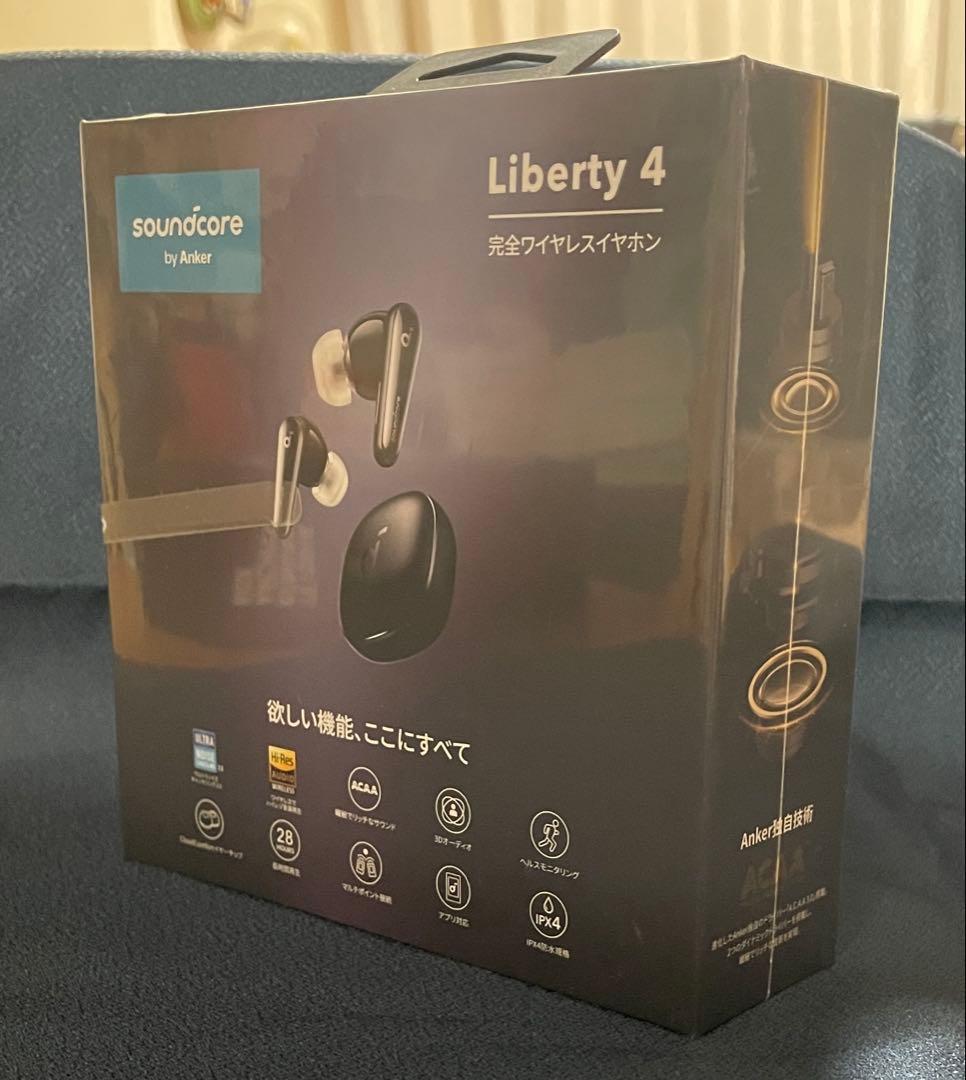 未開封 Anker Soundcore Liberty 4 ミッドナイトブラック