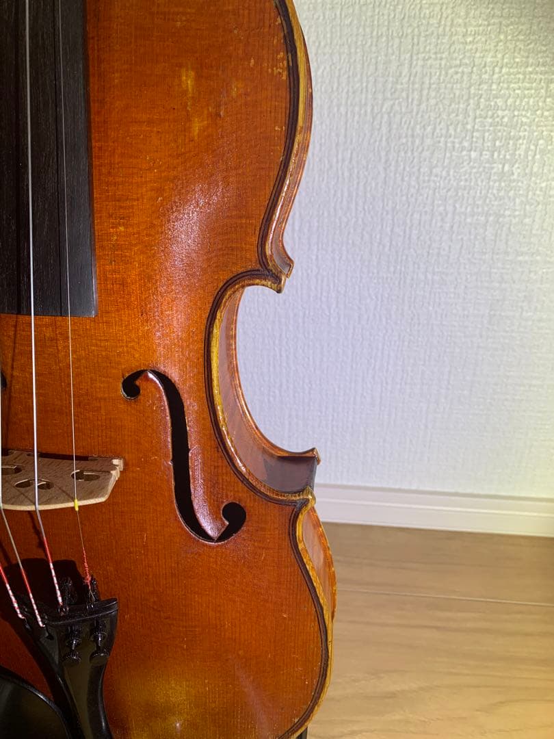 鑑定書　モダンフランス　4/4バイオリン Maurice Rougier 虎杢