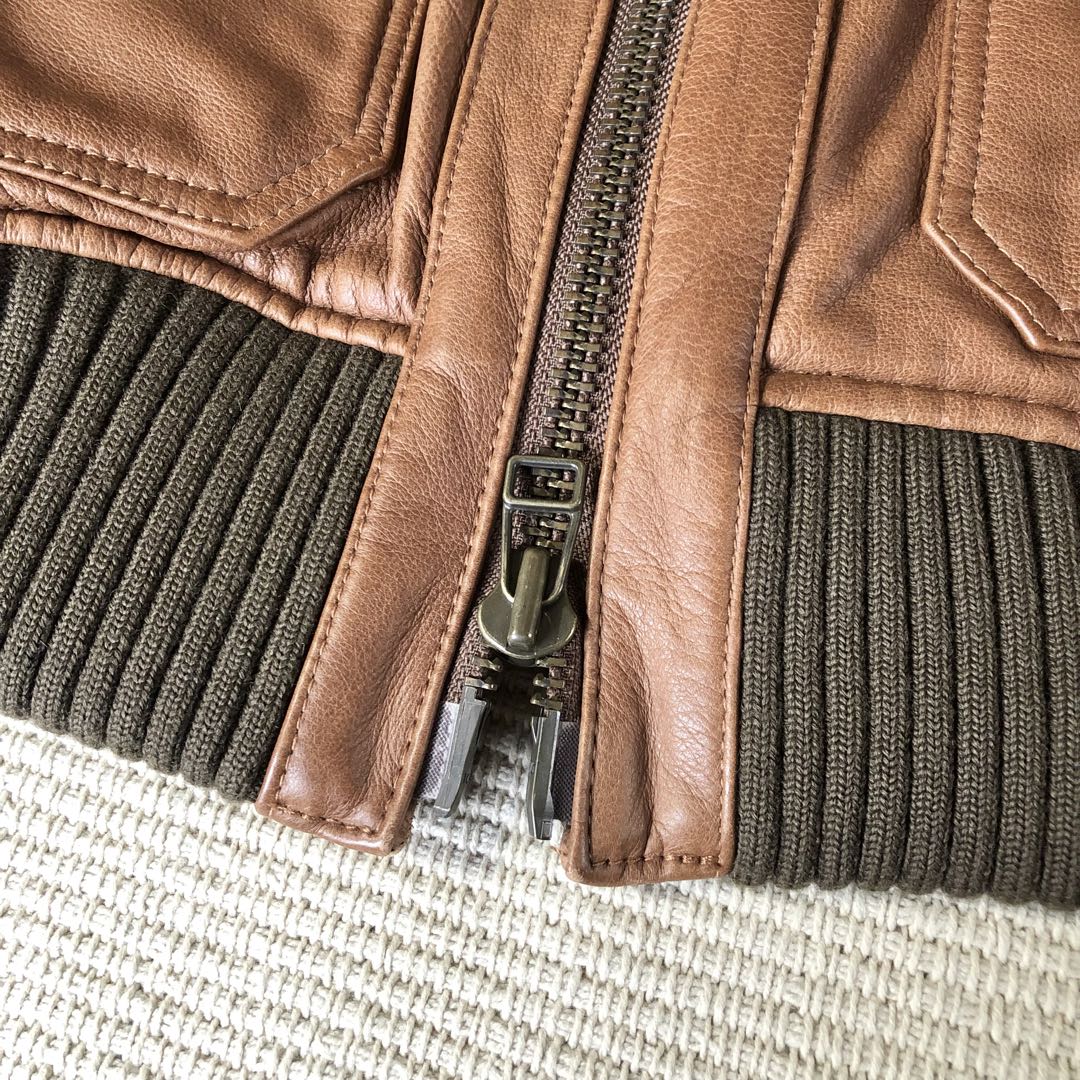 iNCERTUS UNITED ARROWS 牛革 レザージャケット ブルゾン