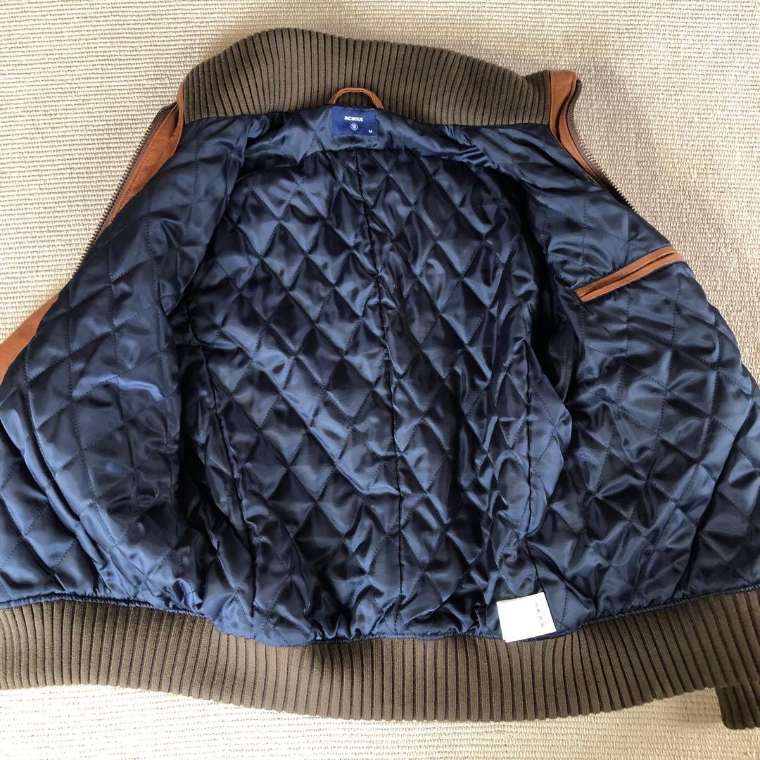 iNCERTUS UNITED ARROWS 牛革 レザージャケット ブルゾン