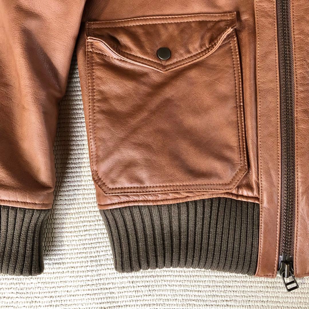 iNCERTUS UNITED ARROWS 牛革 レザージャケット ブルゾン