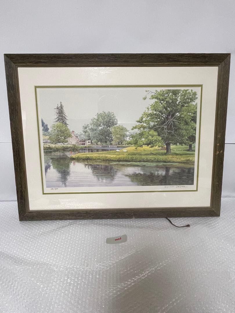 奥津国道ジグレー版画額装28／３５０