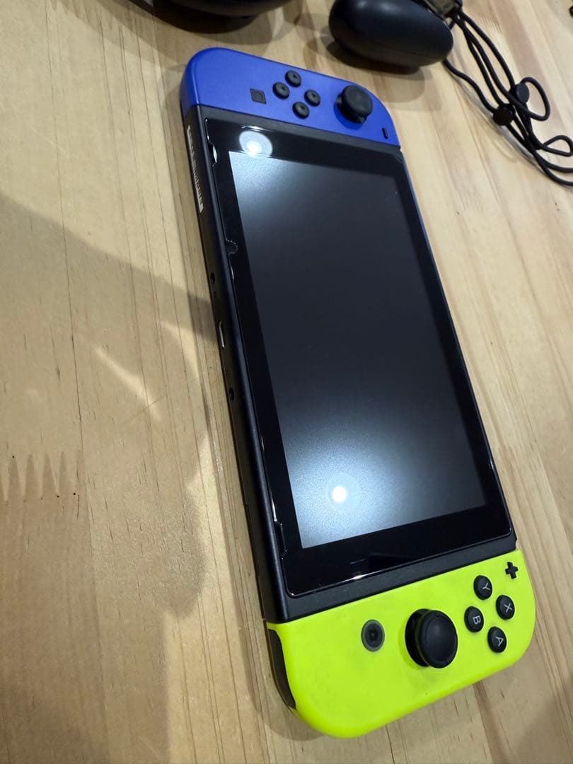 Nintendo Switch 本体 青/黄 ハンドル付き