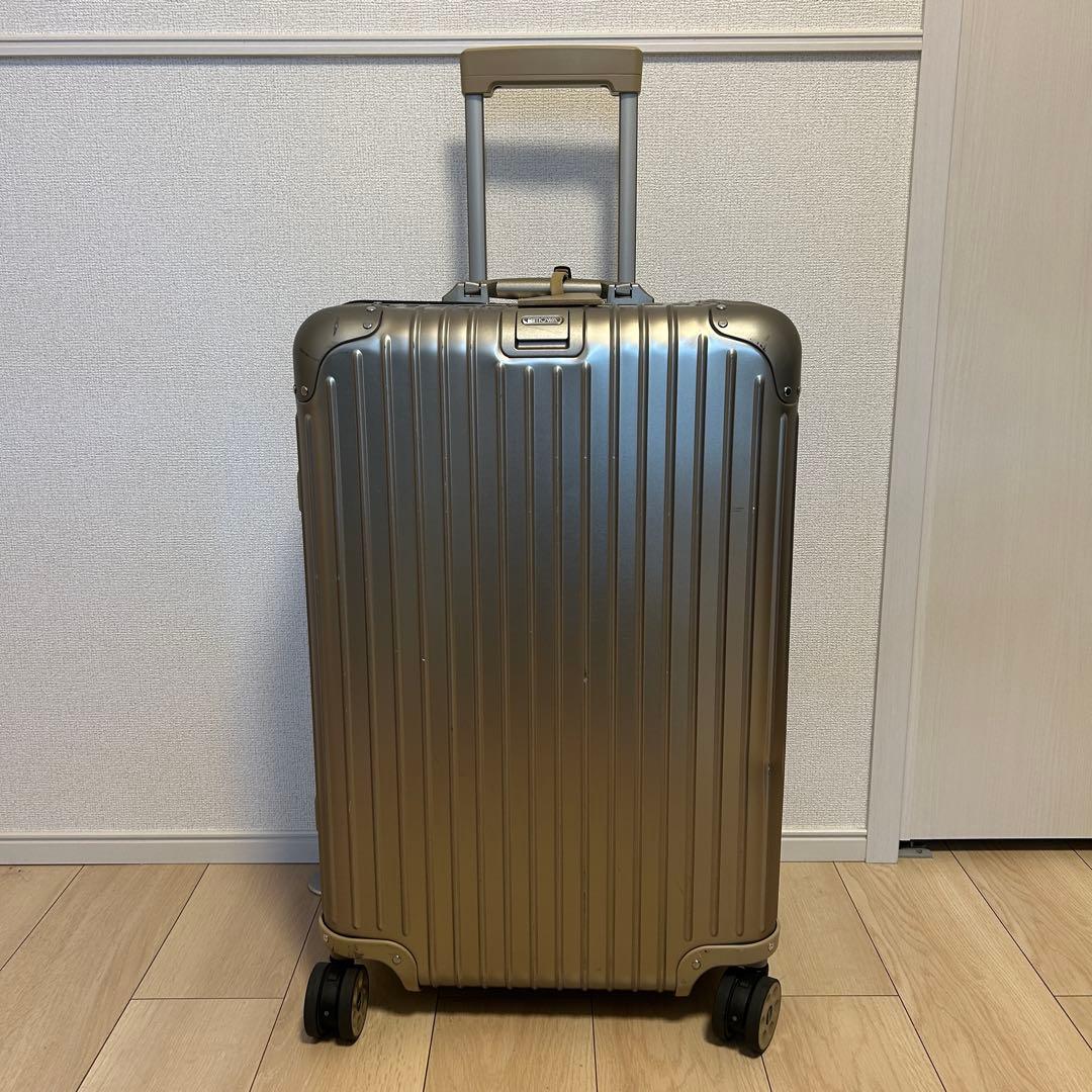 美品 大容量 RIMOWA リモワ トパーズ 67L ゴールド 電子タグ