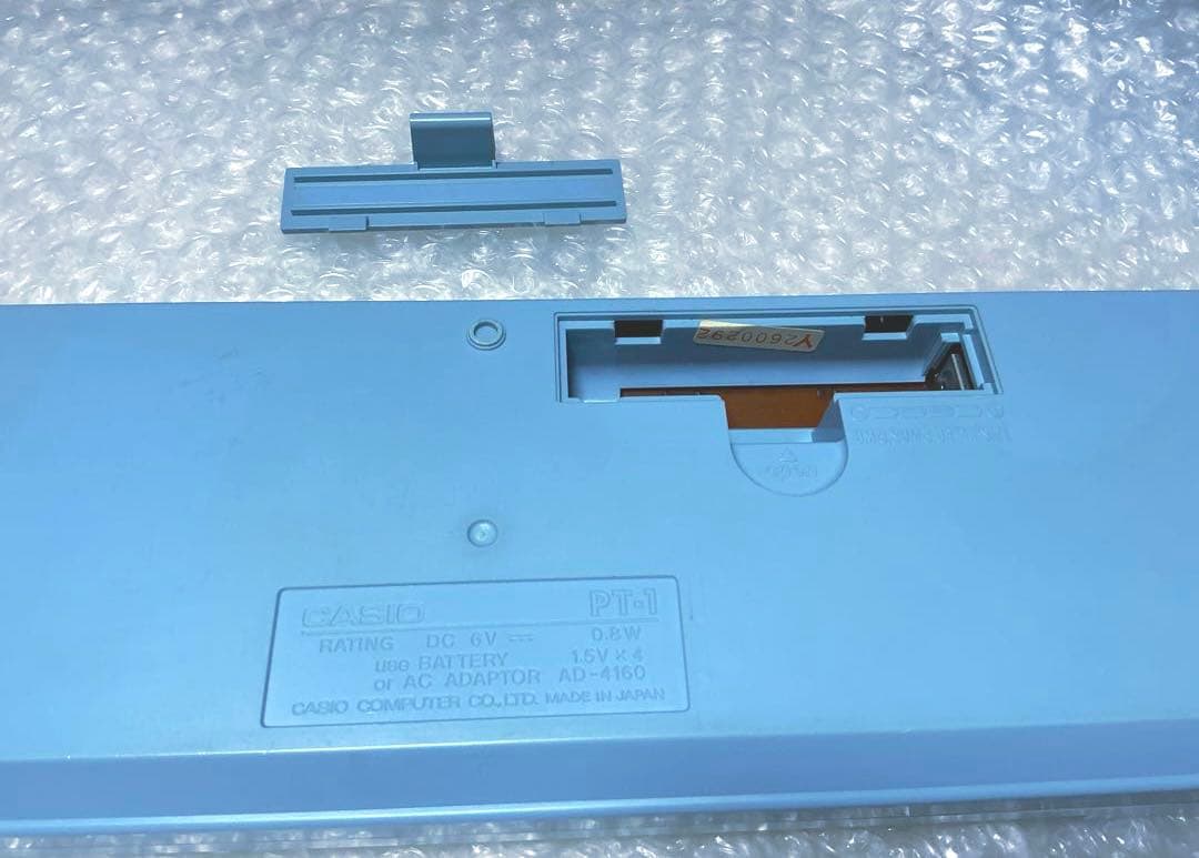 Casio PT-1☆ミニシンセサイザー☆ベビーブルー☆超レアカラーモデル(2)