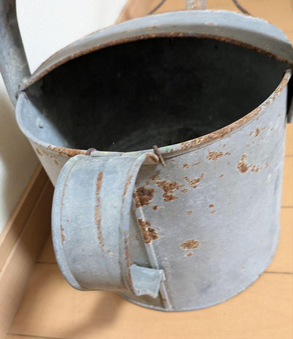 アンティーク ブリキ製 ジョーロ レトロ ガーデニング じょうろ　昭和レトロ