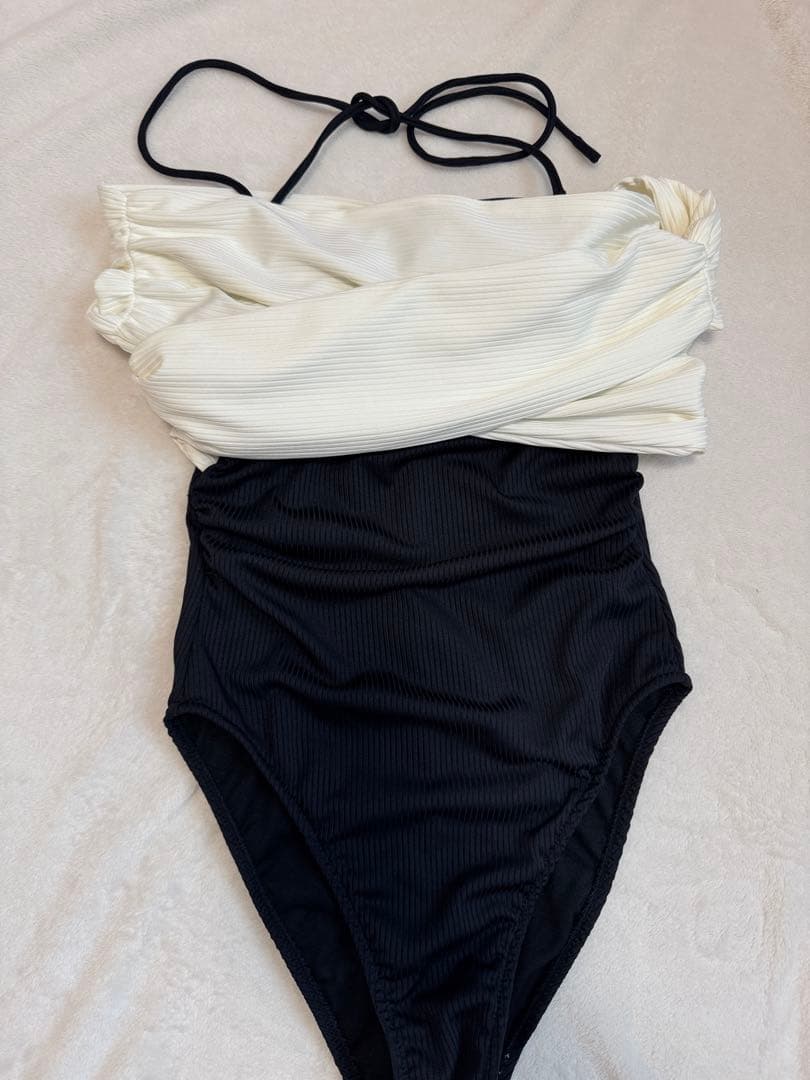 水着・ラッシュガード Her lip to 2Way Cut-Out Ribbed Swimwear