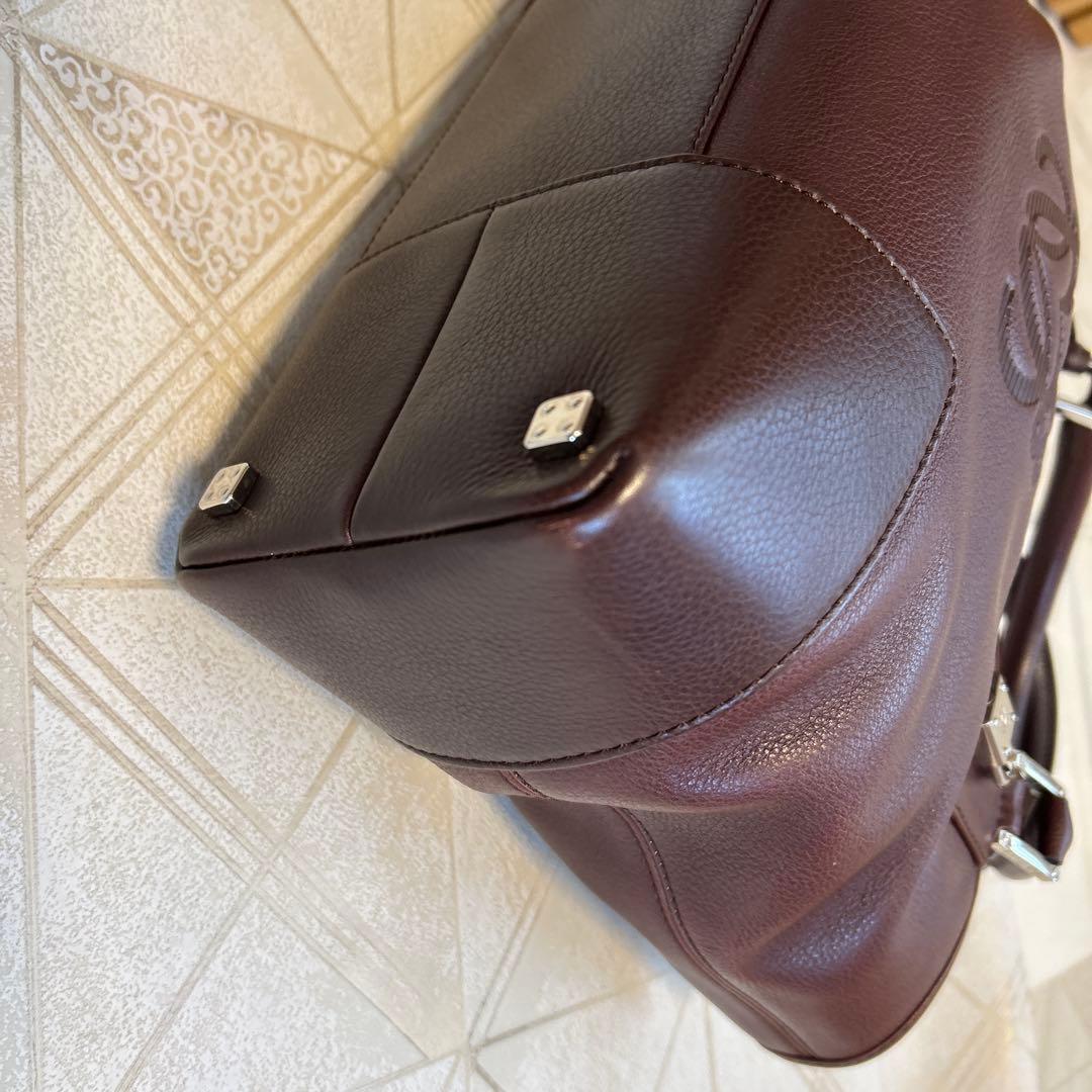 再値下げ❣️【希少レア】ロエベ エンボスロゴトートバッグ