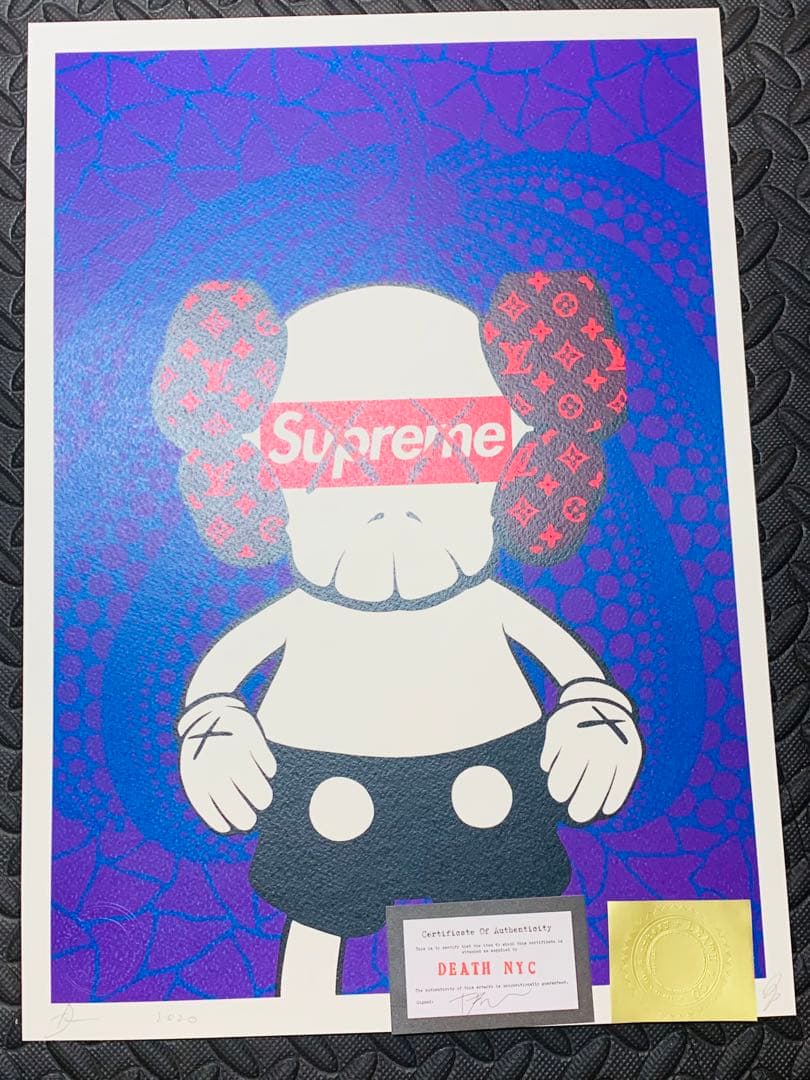 福助様売約済　限定品 正規品DEATH NYC ポップアート カウズ　ヴィトン